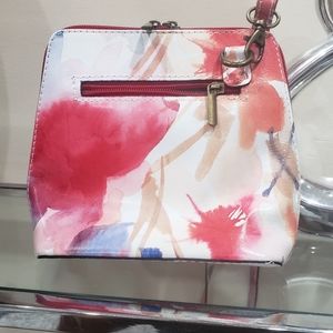 Vera Pelle Floral Mini Purse - Made In Italy